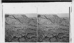 Looking into the crater of Kilauea Volcano, 9 miles in circumference. Hawaiian Islands