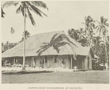 Native built schoolhouse at Matautu
