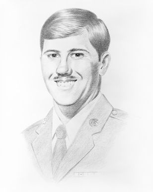 Artwork: Portrait of AIRMAN First Class James Mathis, II Operating Location-B, 1957th Communications Group, Wheeler Air Force Base, Hawaii, selected as one of 1984's Outstanding Airmen. Artist: MASTER Sergeant Larrie Jenkins, US Air Force