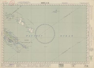Australian aeronautical map (Sheet F12)
