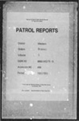 Patrol Reports. Western District, Balimo, 1960 - 1961