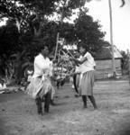 Tafahi sōkē performed on arrival by boat at Falehau.