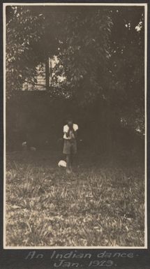 Indian boy dancing?, January 1929