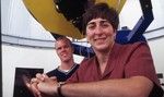 Students at the Keck Observatory in Hawaii.