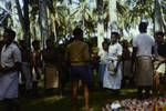 Pay day and distribution of rations to plantation laborers, Inus, Bougainville, 1963