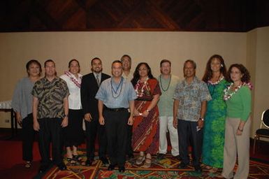 [Assignment: 48-DPA-09-30-08_SOI_K_Isl_Conf_Final] Final day of Insular Areas Health Summit [("The Future of Health Care in the Insular Areas: A Leaders Summit") at the Marriott Hotel in] Honolulu, Hawaii, where Interior Secretary Dirk Kempthorne [joined senior federal health officials and leaders of the U.S. territories and freely associated states to discuss strategies and initiatives for advancing health care in those communinties [48-DPA-09-30-08_SOI_K_Isl_Conf_Final_DOI_0903.JPG]