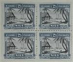 Stamps: Niue and Cook Islands Two and a Half Pence