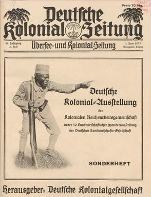 Deutsche Kolonial-Zeitung, 45. Jg. 1. Juni 1933, Heft 6.