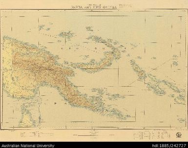 Papua New Guinea, Territory of Papua and New Guinea, NMP-58-153, 1961, 1:2 534 400