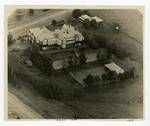 Aerial view of Rockhampton Girls' Grammar School, showing Paterson House, Rockhampton, Queensland, 1937