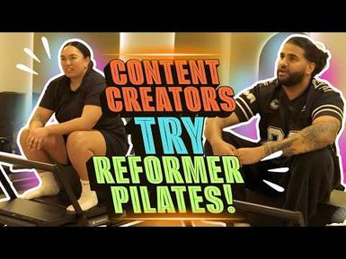 Content Creators Try Reformer Pilates | Fresh Outta Water