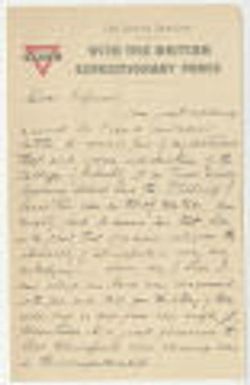 Letter from James A. Summers to Hanford M. Burr
