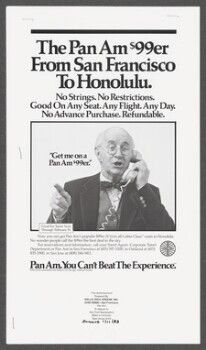 The Pan Am $99er From San Francisco To Honolulu.