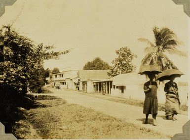 Main street in Neiafu?, Vava'u, 1928