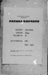 Patrol Reports. Central District, Abau, 1959-1960