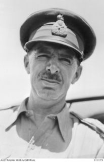 NEW GUINEA ? 1942-09-03. PORTRAIT OF LIEUTENANT GENERAL S. ROWELL, COMMANDER OF THE NEW GUINEA FORCE. (PHOTOGRAPHER FRANK CRANSTONE)