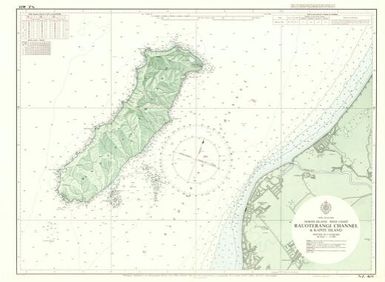 [New Zealand hydrographic charts]: New Zealand. North Island - West Coast. Rauoterangi Channel & Kapiti Island. (Sheet 4631)