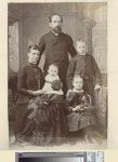 Missionary and wife with young family, Anatom, ca.1890