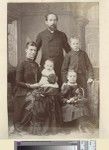Missionary and wife with young family, Anatom, ca.1890