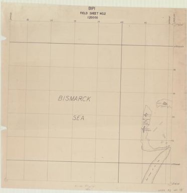 [Admiralty Islands 1:20,000 field sheet] (Bipi field sheet 2)