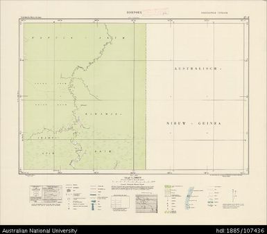 Indonesia, Western New Guinea, Boepoel, Series: Nederlands-Nieuw-Guinea, Sheet 27-Z, 1955, 1:100 000