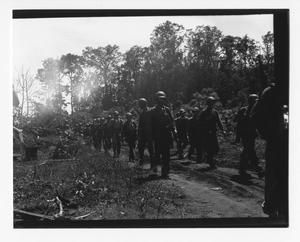 [Servicemen Walking Along Dirt Path on Guadalcanal, No. 1]