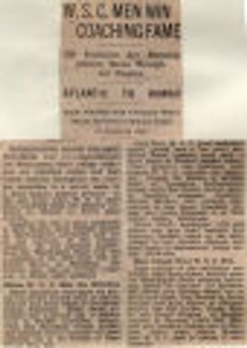 W.S.C. Men Win Coaching Fame: 150 Graduates Are Directing Athletic Teams Throughout Country.: Atlantic To Hawaii: High Schools And Colleges Want Their Services - Where Some Of Leaders Are. Northwest History. State History. Athletics, Cont'd. Football Cont'd. General W.S.C. vs. Gonzaga 1914-1934.