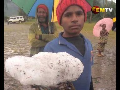 Hailstorm Hits Parts of Western Highlands