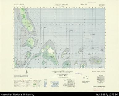 Papua New Guinea, New Ireland, Byron Strait, Series: AMS T795, Sheet 5950 III, 1964, 1:50 000