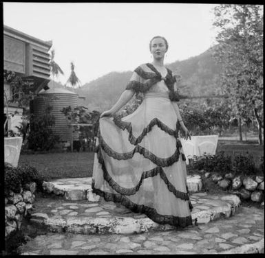 Portrait of Ruth McNicholl, daughter in law of New Guinea's Administrator at Malaguna Road, Rabaul, New Guinea, ca. 1936, 1 / Sarah Chinnery