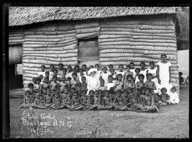 Schoolgirls, Buiadoga, British New Guinea