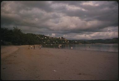 Beach and housing development, Port Moresby(?) (1) : Papua New Guinea / Terence and Margaret Spencer