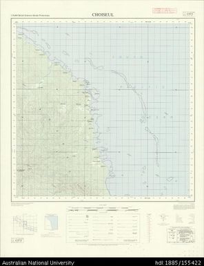 Solomon Islands, British Solomon Islands Protectorate, Choiseul, Series: X711, Sheet 6-157-13, 1971, 1:50 000