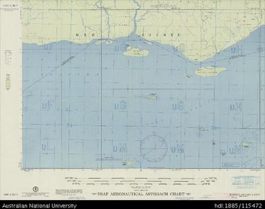 Papua New Guinea, New Guinea, Mabaduan, Aeronautical Approach Chart Series, Sheet 1097 A-III-G, 1955, 1:250 000