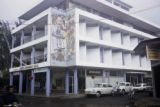 French Polynesia, mural on building in Papeete