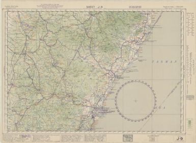 Australian aeronautical map (Sheet J9)