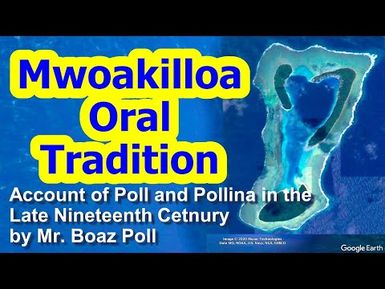 Account of Poll and Pollina in the Late Nineteenth Cetnury, Mwoakilloa