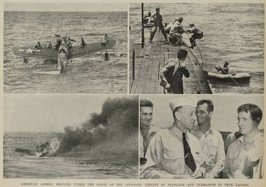 American airmen rescued under the noses of the Japanese: exploit by seaplane and submarine in Truk lagoon