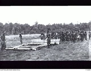 MAPRIK, NEW GUINEA, 1945. ONE OF A SERIES OF PHOTOGRAPHS PRODUCED IN THE HOUSE OF REPRESENTATIVES, CANBERRA, ACT, ON 1 JUNE 1945 BY THE RT HON A W FADDEN, LEADER OF THE AUSTRALIAN COUNTRY PARTY IN ..