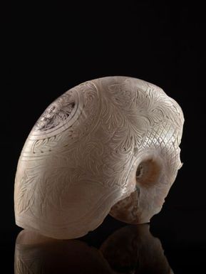 Carved Nautilus Shell