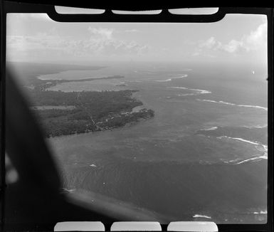 Apia, Upolu, Samoa, showing barrier reef