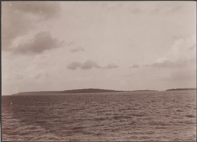 Panorama of Te Motu, Santa Cruz Group, Solomon Islands, 1906 / J.W. Beattie