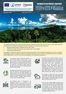 PacWastePlus country profile snapshot - Federated States of Micronesia (FSM)