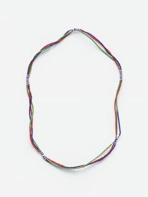 Modern bead necklace