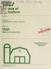 1987 census of agriculture, pt.44-Utah