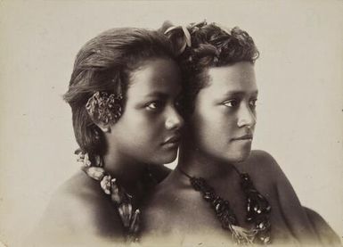 Two unidentified young women