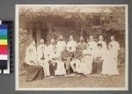 Portrait of missionaries, Deputation and politician, Apia, Samoa, July 1897