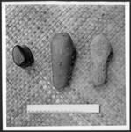 Three unidentified pieces of stone work, Kellum Collection, L to R G3-53, G3-54, G3-55
