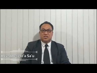 Rev. Anetere'a Sa'u - Christmas Message 2021 - Samoa Capital Radio