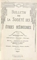 Bulletin de la Société des Études Océaniennes numéro 06